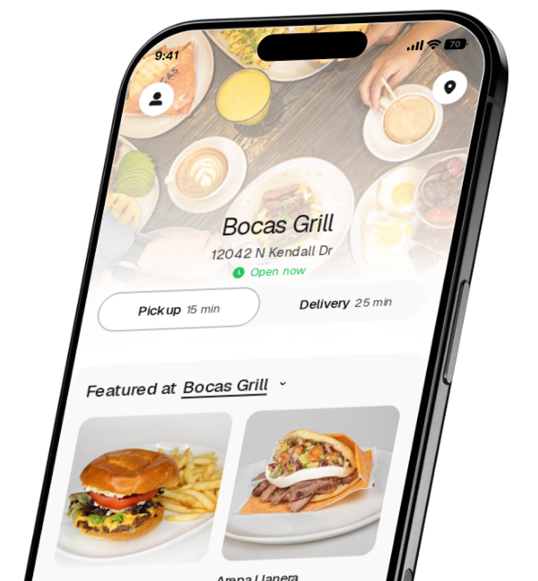 Bocas Grill app preview